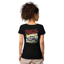 Load image into Gallery viewer, Women’s Scope Neck shirt - Flirtin with Disaster

