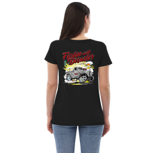 Load image into Gallery viewer, Women’s V Neck shirt - Flirtin with Disaster
